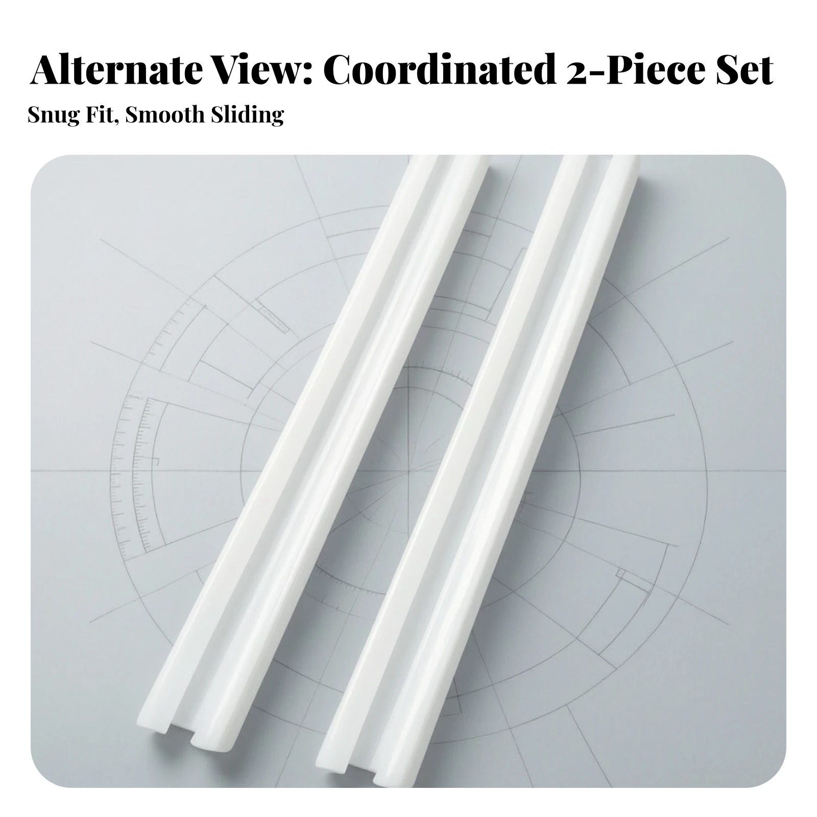 2 Pieces Hand Truck Sliding Strip Low-Friction Stair Climber Slider Strip Replacement Part Tough Made in the USA