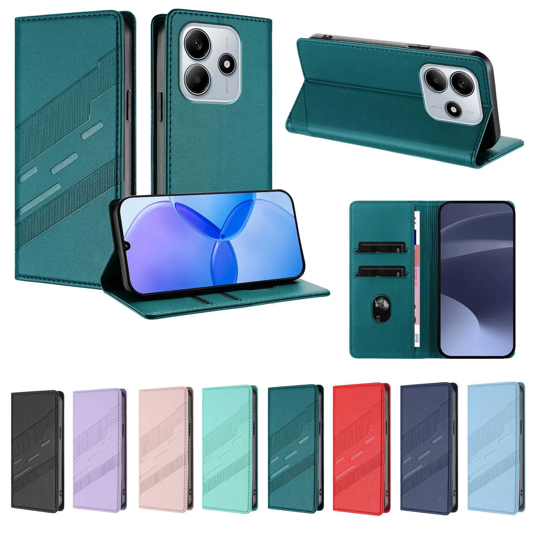 Magnetic Leather Wa… - image