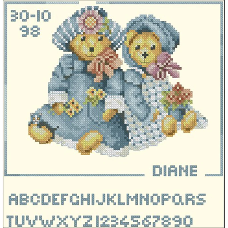 ZZ2513 For Needlework Kit NOT PRINTED Cross stich Painting Set Cross Stitch Kits Cross-stitch Embroidery Set Stitch Kits Cross