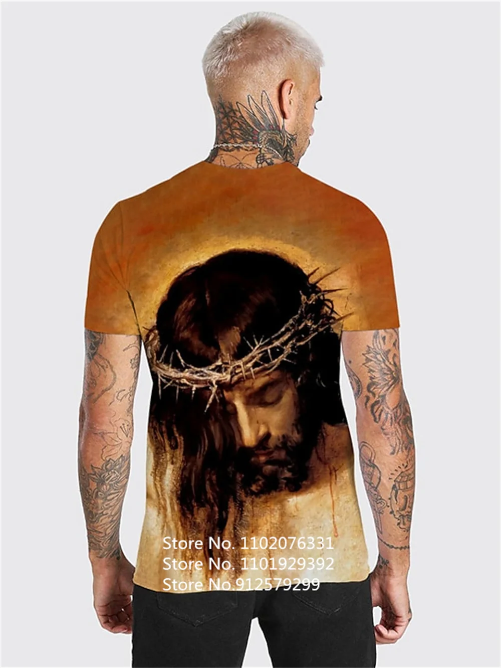 Fashion Jesus Christ 3D Print T-shirts Men Women Casual Short Sleeve Cool T Shirt Harajuku Streetwear Tops