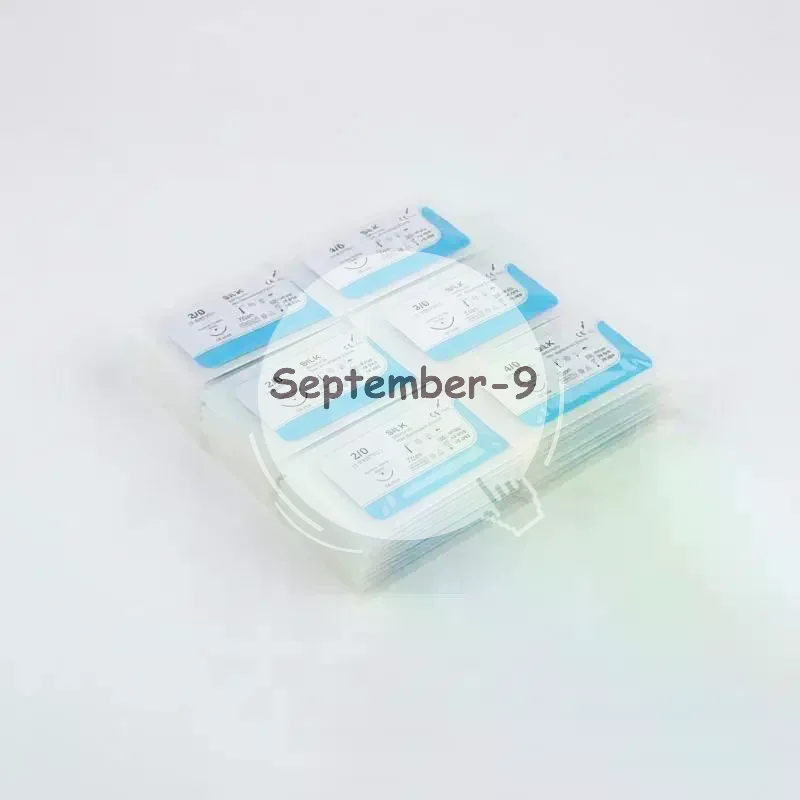 12PCS Dental Silk Surgical Needle Thread Kit High Quality Medical Suture for Practice Training and Teaching