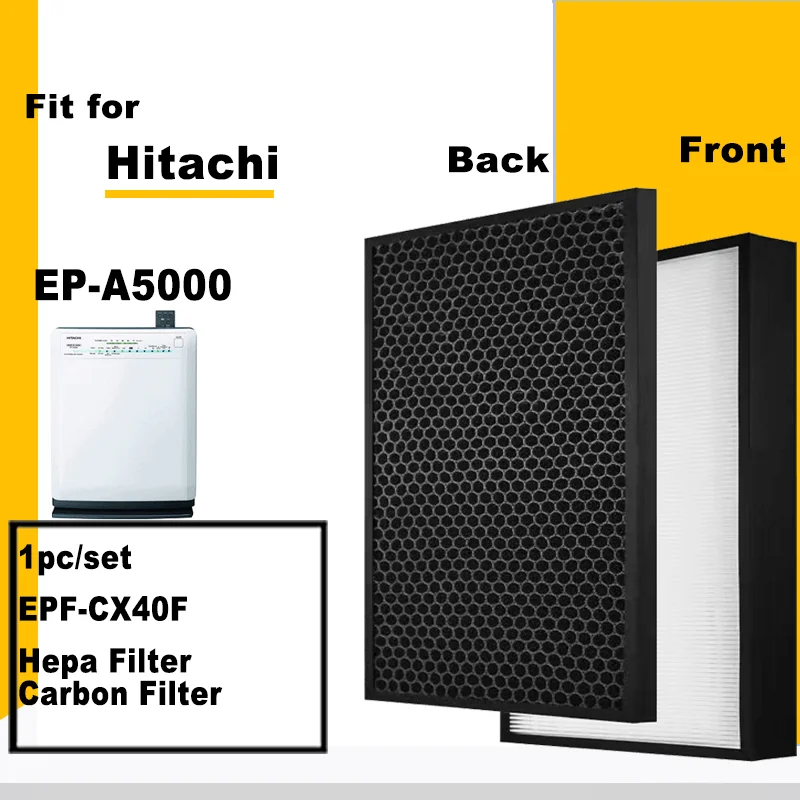 EPF-CX40F HEPA & Carbon Filter for Hitachi EP-A5000 Air Purifier