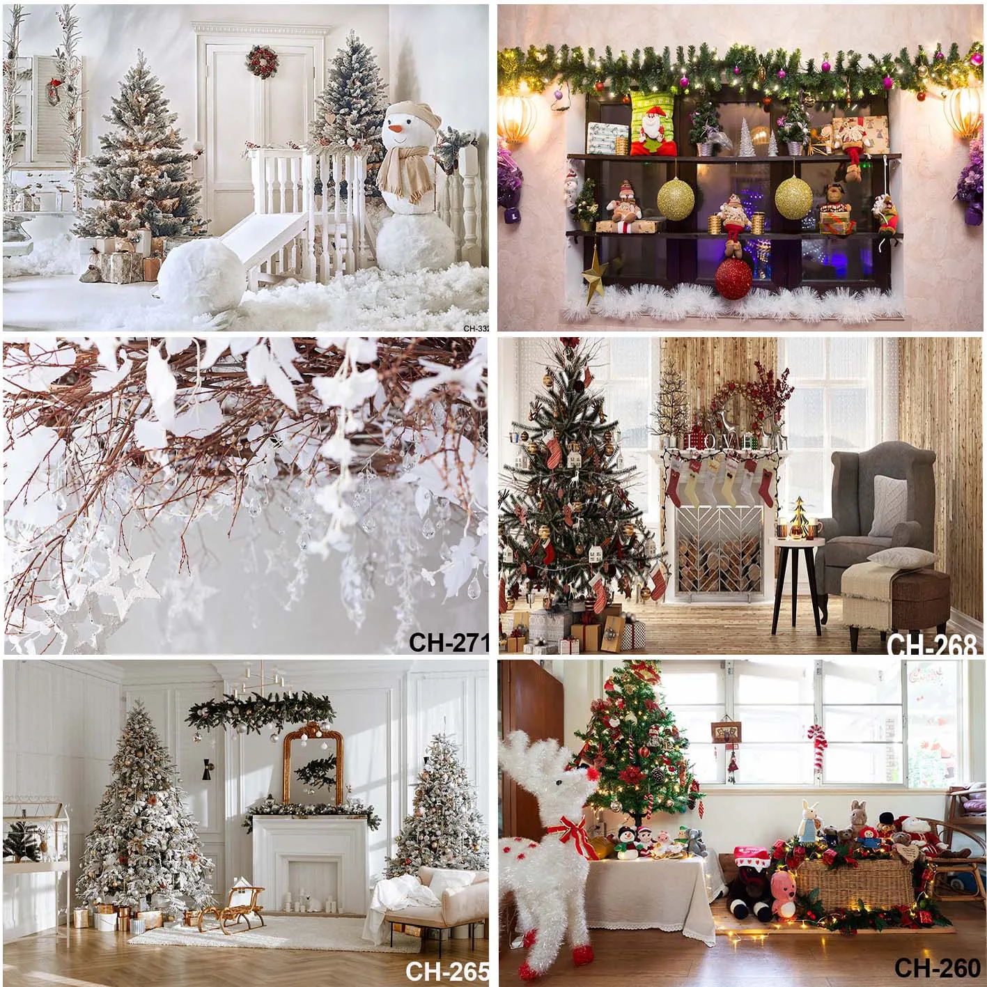 

Christmas Background For Winter Snowman Children Portrait House Home Decoration Studio Banner Props Living Room Backdrops Props