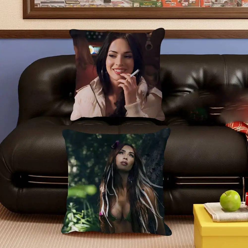 M-Megan D-Denise Fox غطاء الوسادة وسادة للديكور أريكة ديكور المنزل أكياسها