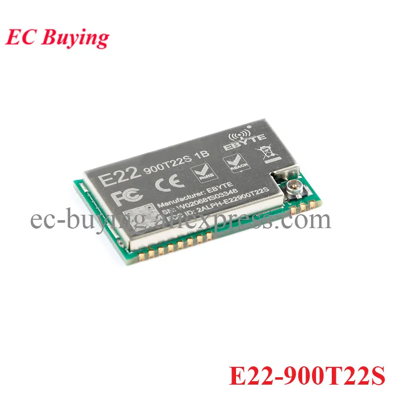 SX1262 LoRa Module 915MHz 868MHz E22-900T22S 900T22S 22dBm IoT RF Net Working Wireless Transceiver Module 5000m Long Range