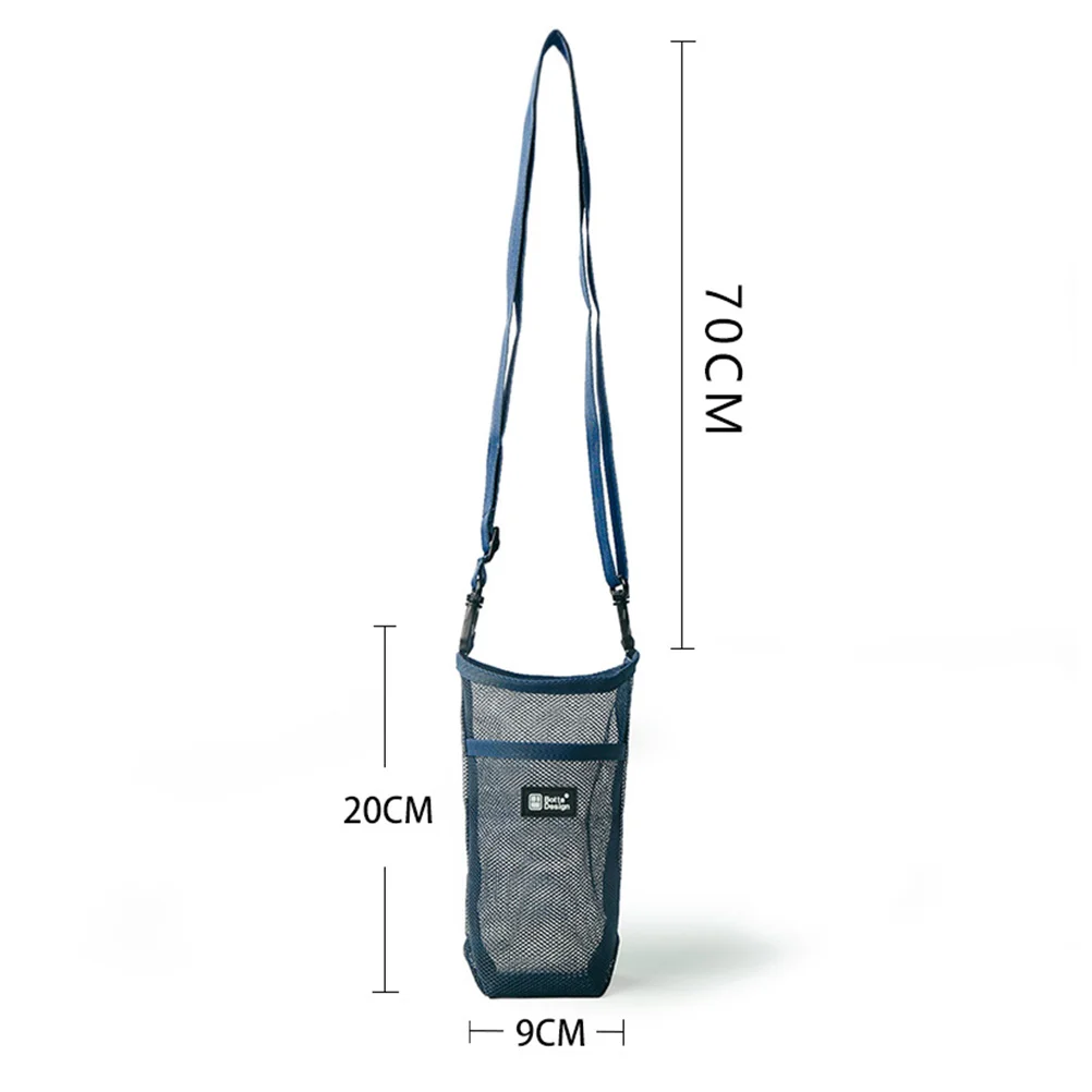 

2pcs Water Bags Mesh Bottle Carrying Pouches Outdoor Camping Hiking Portable Protective Covers For Kettle Bottle Storage