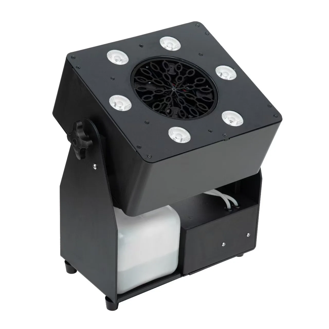 New Stage Special Effects Bubble Machine DMX RGBW LED Light  Outdoor Performance Wedding Party Festival Automatic Bubble Machine