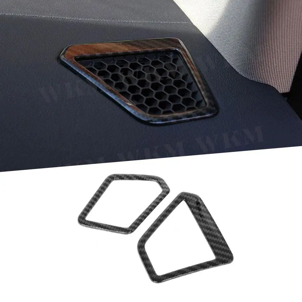 

Carbon Fiber Interior Trim AC Outlet Moulding Trim Instrument Air Vent Frame Cover For BMW 3 Series G20 G28 2019 2020