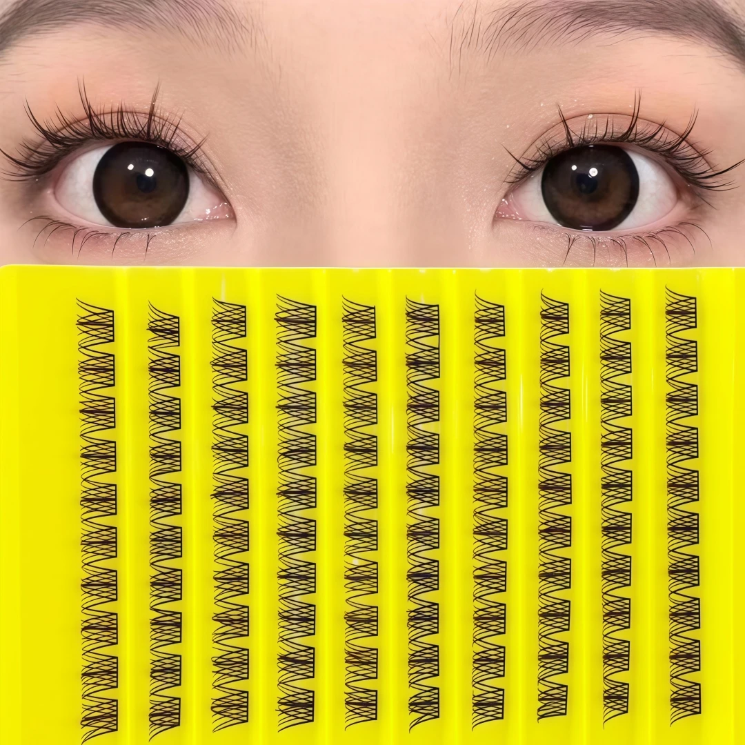 10 Rows Lazy Trilogy Little Devil False Eyelash Supernatural Simulation Novice Single Cluster Manga Fairy Eyelash