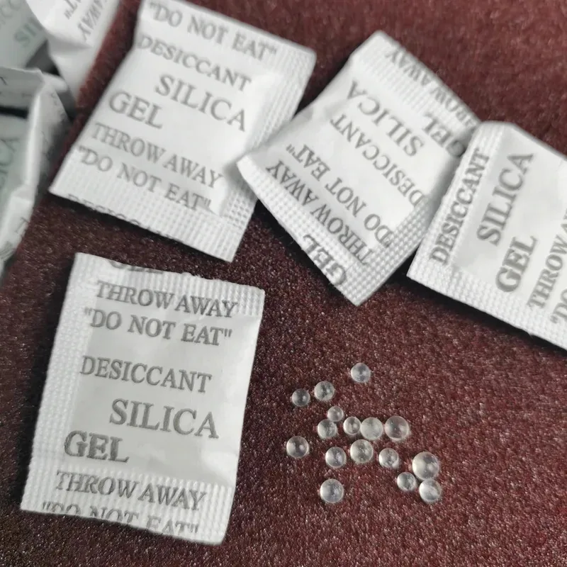 50-300 Packs 1g Silica Gel Desiccant Moisture Absorber Dehumidifier