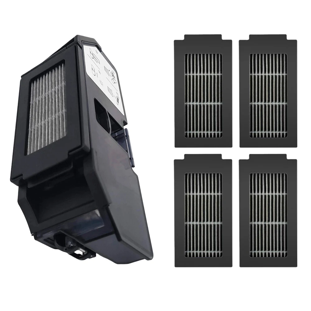 For Ecovacs T50Pro for t50 for Pro For OMNI for t50 for Max for Pro Compatible Dust Container with 1 Bin and Choice of 4 Filters