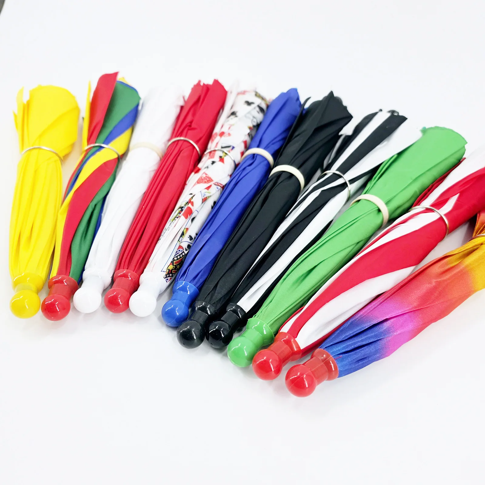 Goochelaar rekwisieten 10st magisch uiterlijk paraplu - professionele podium rekwisiet voor onmiddellijke productie en verdwijnende prestatietrucs