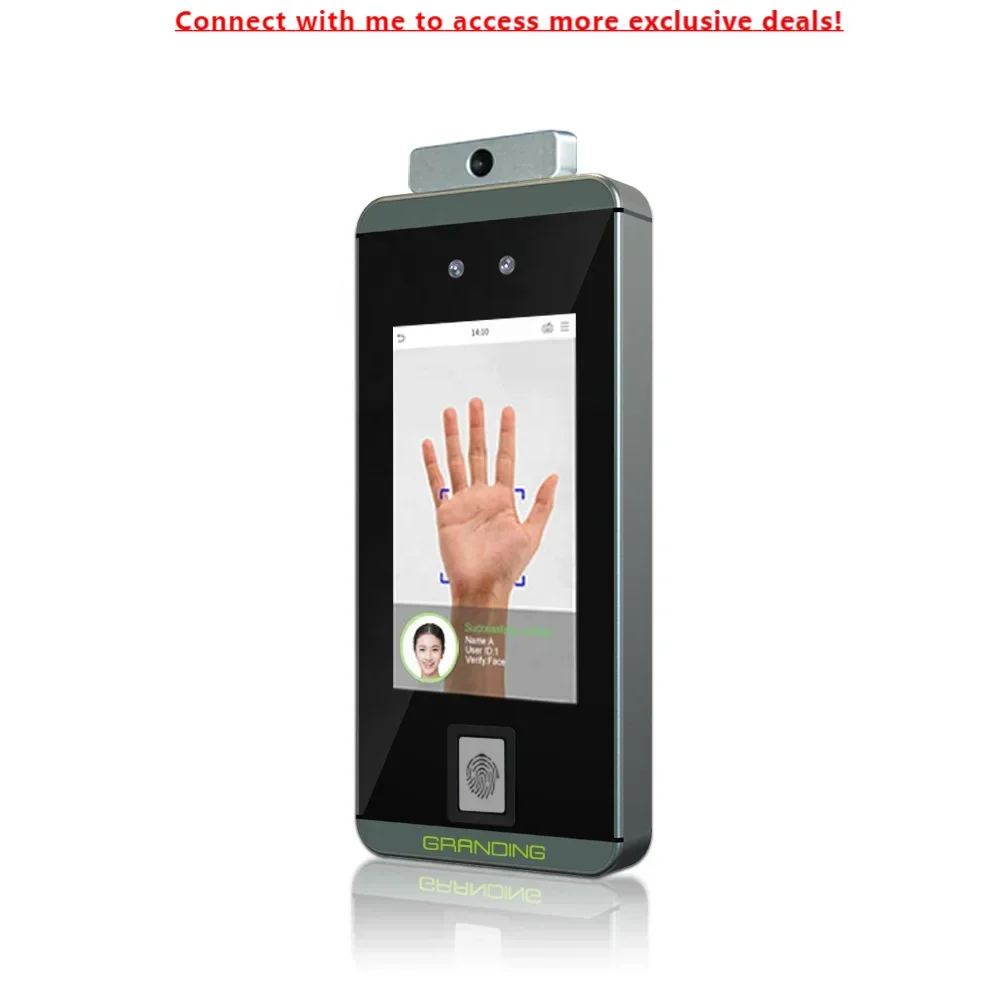 

Temperature Detection Visible Light Fast Speed Facial Recognition With Wireless WiFi (FacePro1-TD)