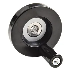 1pc 63mm Solid Hand Wheel Milling Handwheel With Rotating Handle For Milling Machine Lathes Grinders Power Tool Accessories