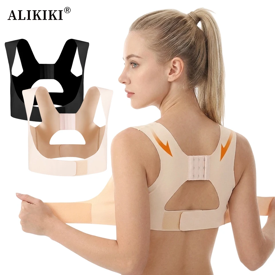 Back Brace Posture Corrector For Women Invisible Adjustable Comfortable Hunchback Slouching For Neck Shoulder Back Straightener