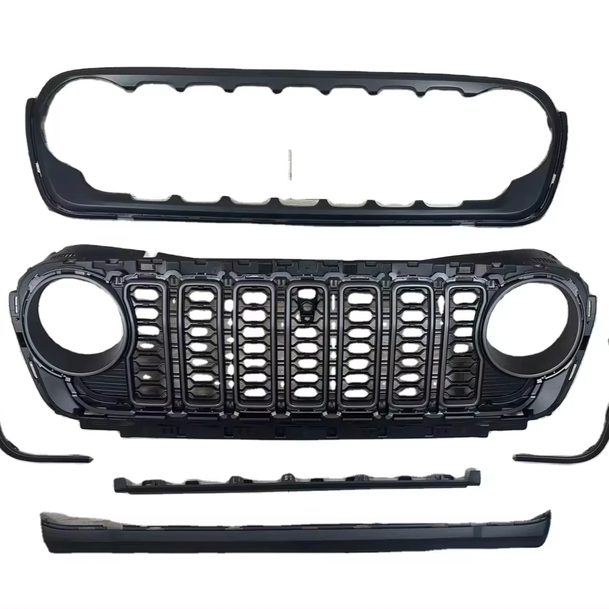 

New Product For 2024 Gladiator JT Accessories Auto Front Bumper Grille Guard Car Grill For Fit For Jeep Wrangler JL 2024