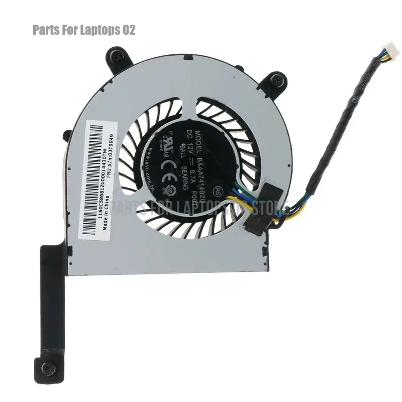 L For Lenovo ThinkCentre M73 M83 M93 M93p 03T9949 BAAA7414B2U CPU Cooling Fan