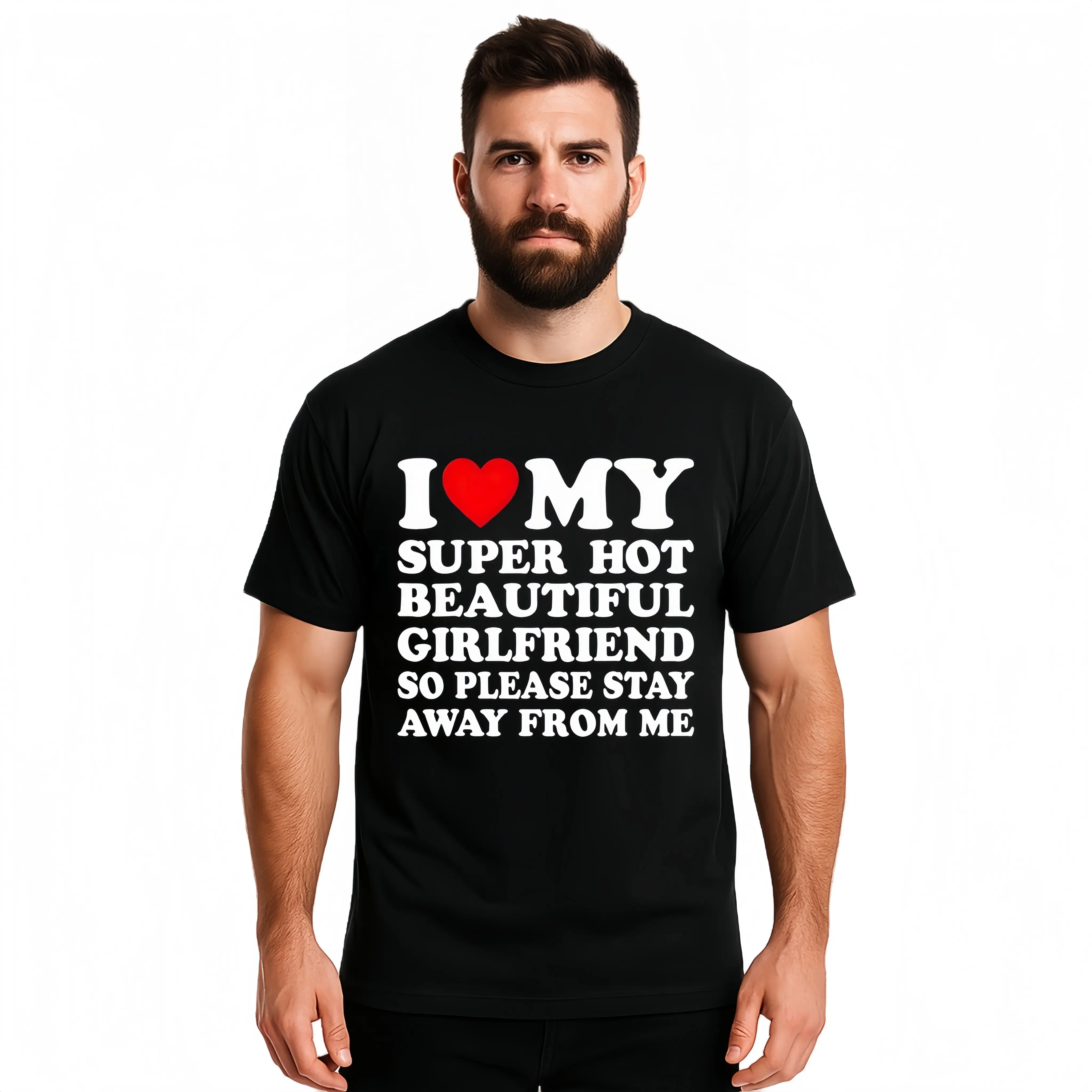 Men's Cotton Round Neck Short-Sleeve Graphic Tee - Casual Soft Men's Wear Top with Classic 
