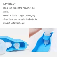 Pet Dog Water Bottle 250ml 500ml Plastic Portable Folding Drinker for Pets Outdoor Travel Drinking Water Feeder Bowl Cat Drinker 6