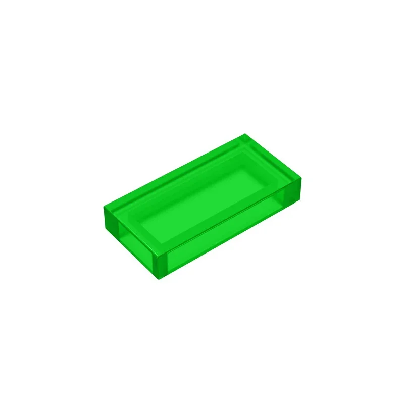 Gobricks GDS-566 Fliese 1 x 2 mit Nut, kompatibel mit Lego 3069 30070 Teilen, technische DIY-Bausteine für Kinder