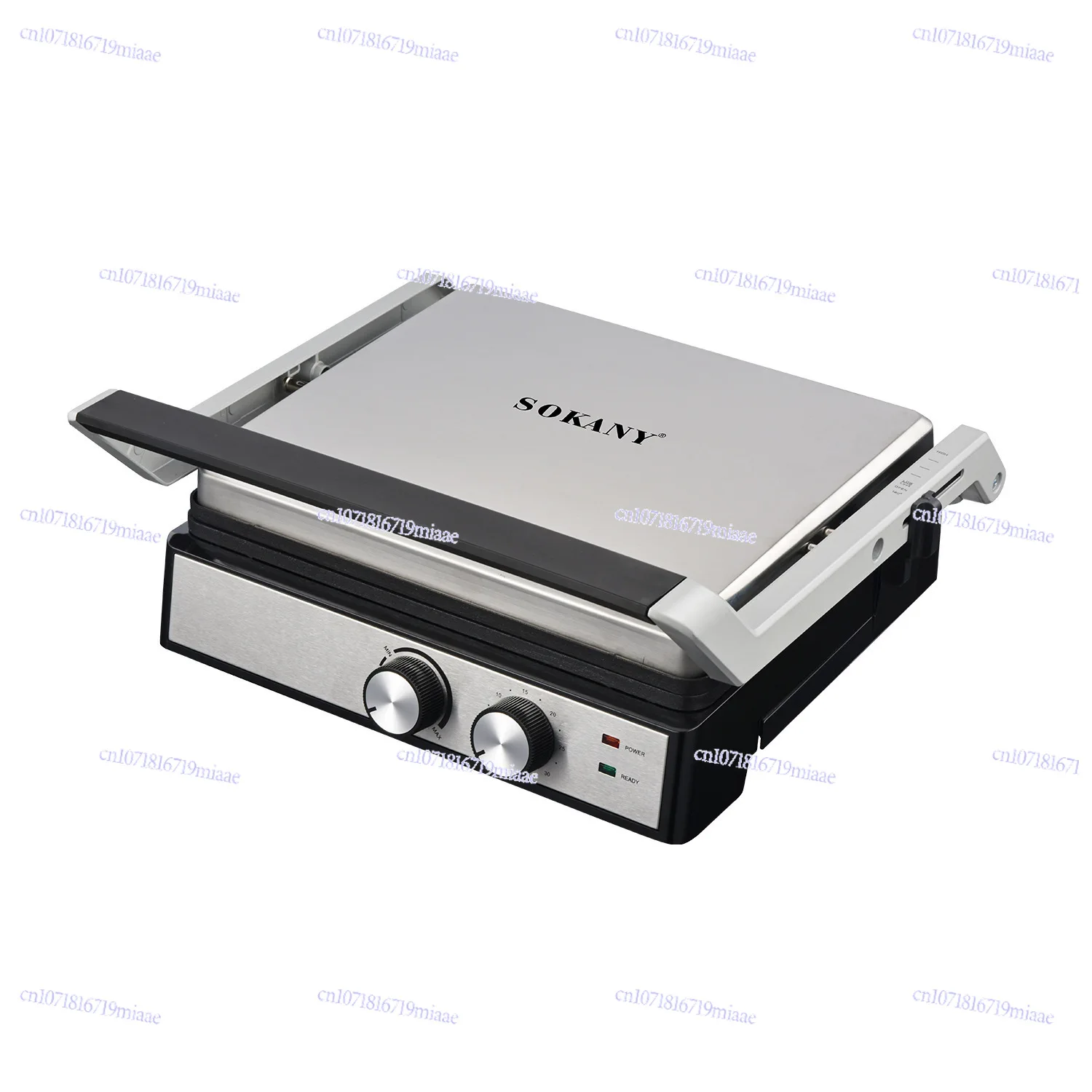 

Electric steak machine, barbecue machine, household multi-functional non-stick electric barbecue grill, double-sided heating