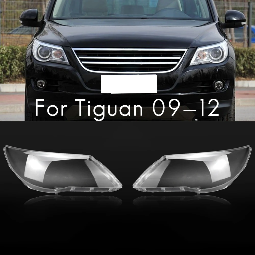 Pro tiguan 2009 2010 2011 2012 práva strana auto světlomet obal průhledná stínidlo lastura objektiv