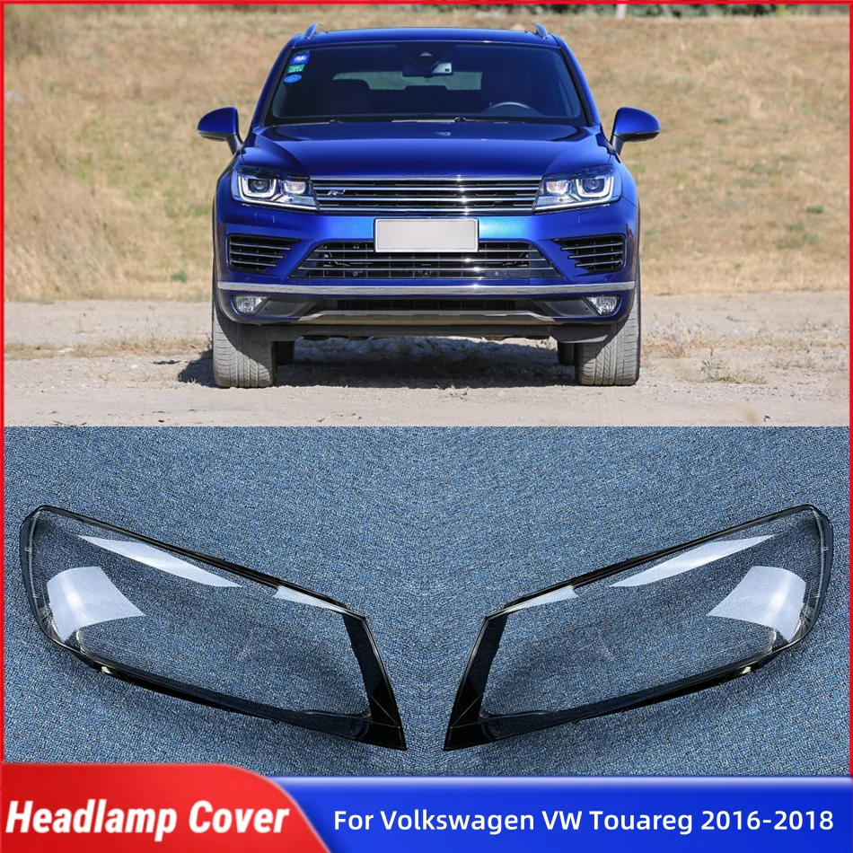

Для Volkswagen VW Touareg 2016 2017 2018, аксессуары, крышка фары, линза для передней фары автомобиля, крышка объектива, корпус фары