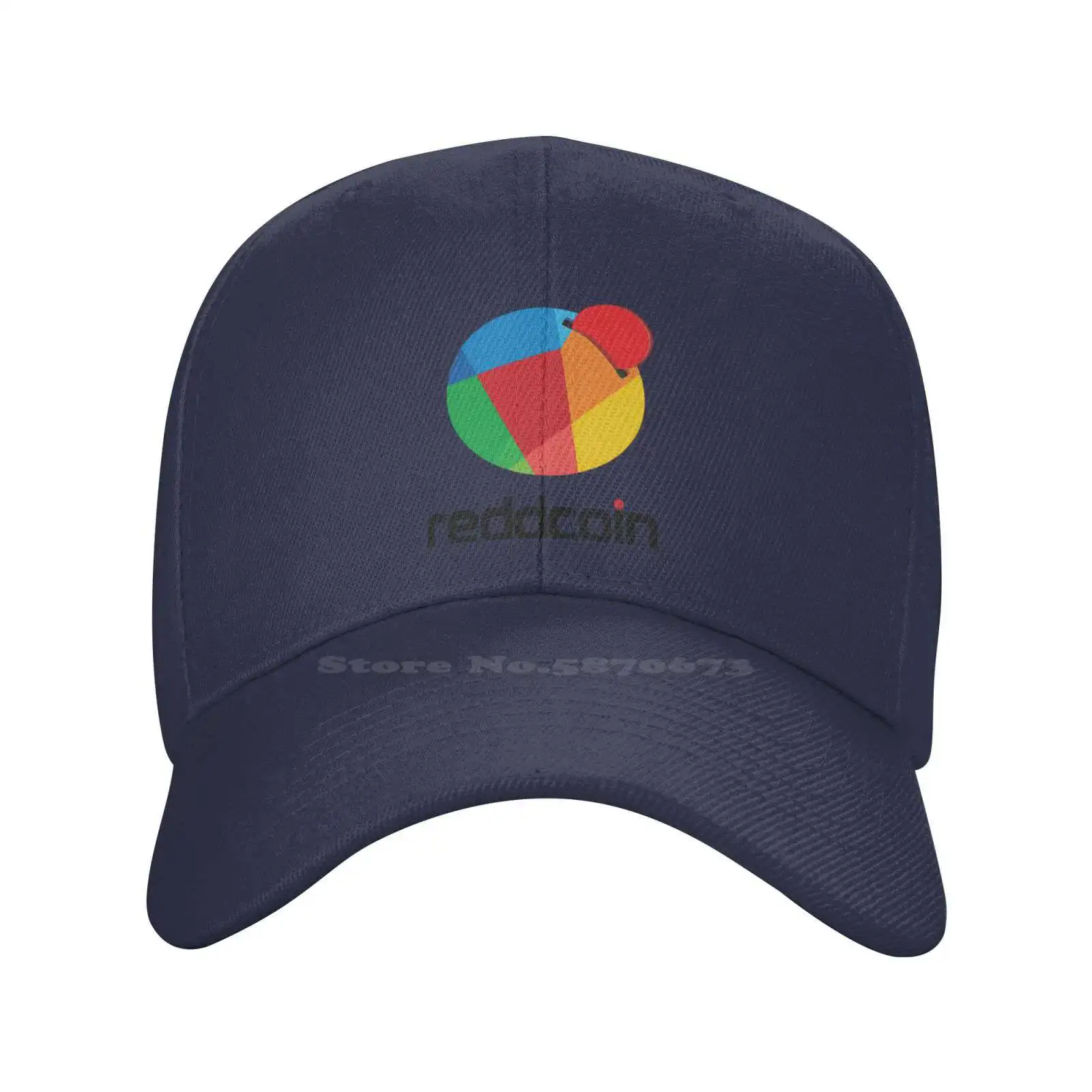 

Высококачественная джинсовая бейсбольная кепка Reddcoin с логотипом