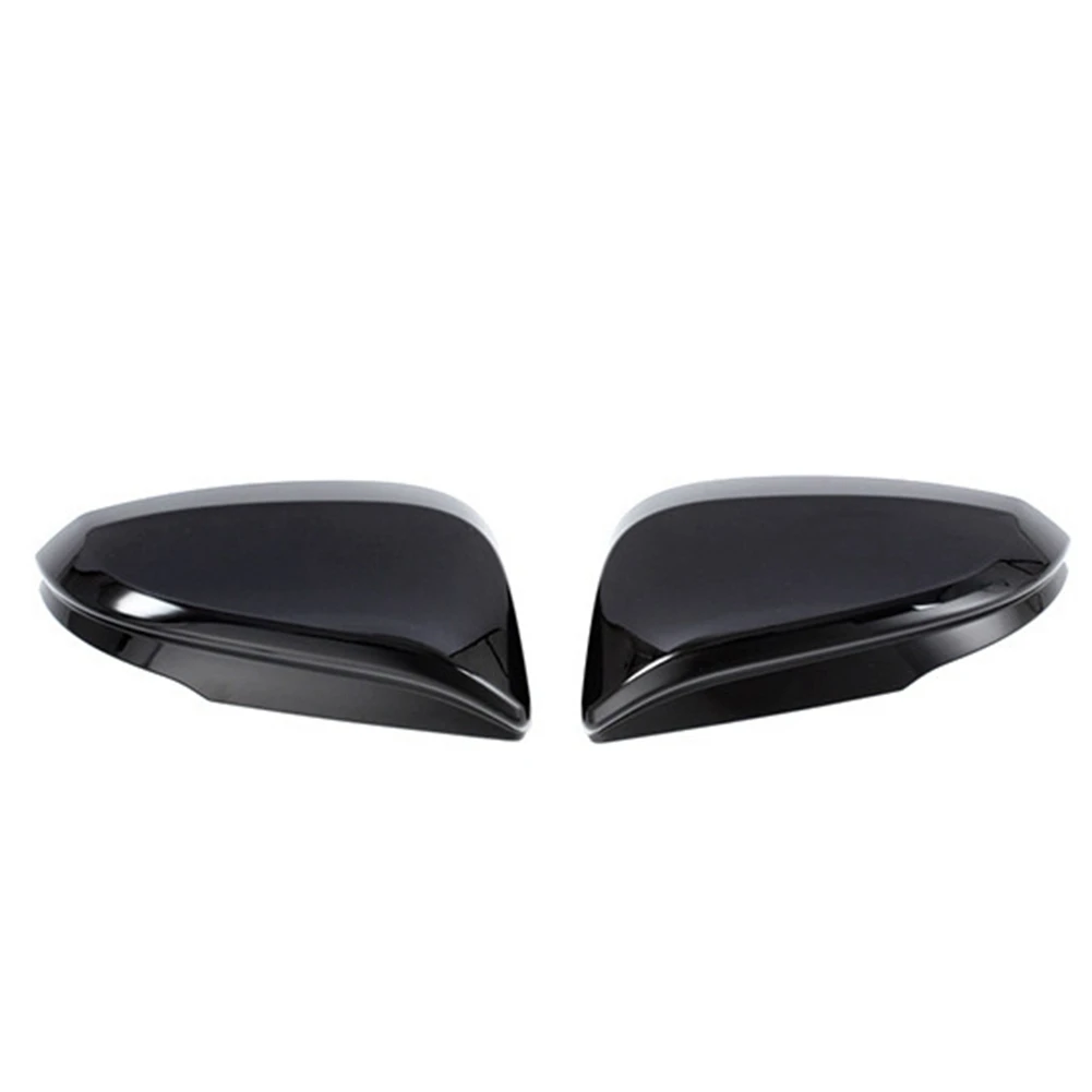 Car Side Rearview Mirror Cover Caps Trim for Toyota Harrier Venza XU80 2020-2022 Wing Door Side Mirror Shell Decoration