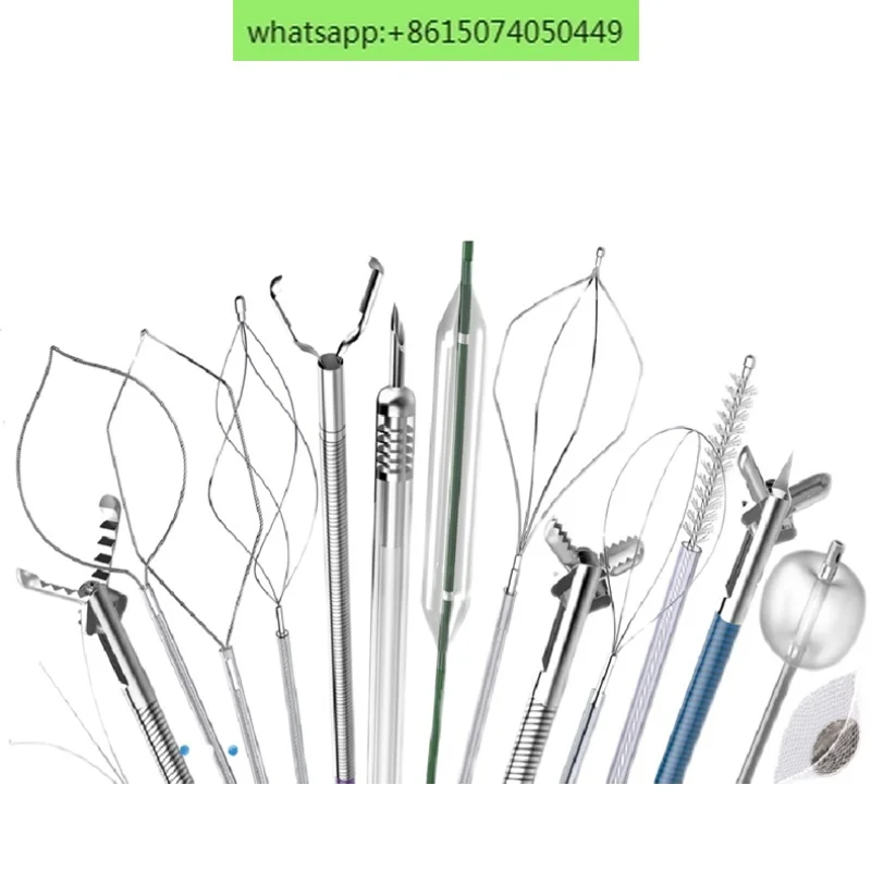 

Bronchogastroscopy foreign body forceps, endoscopic forceps, mesh pocket, V-shaped crocodile teeth, three claw shaped removal