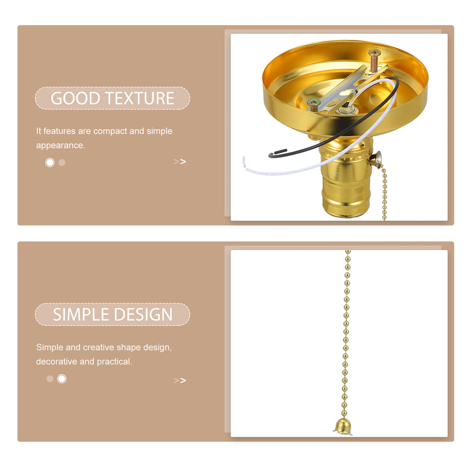 

1Set E27 Lamp Holder Vintage Light Socket For Ceiling Pendant Hanging Fixture Retro Bulb Base Industrial Style Light Accessory