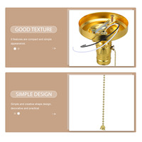 1Set E27 Lamp Holder Vintage Light Socket For Ceiling Pendant Hanging Fixture Retro Bulb Base Industrial Style Light Accessory