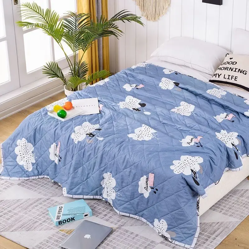 1pcs  Queen King Full Size Comforter Spring Summer Bedroom Quilt Bedclothes Cartoon Sweet Kid Room Air conditioning quilt