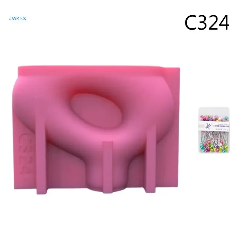 

Vase Silicone Mold Gypsum Flowerpot DIY Epoxy Plaster Concrete Flower Pot Mould