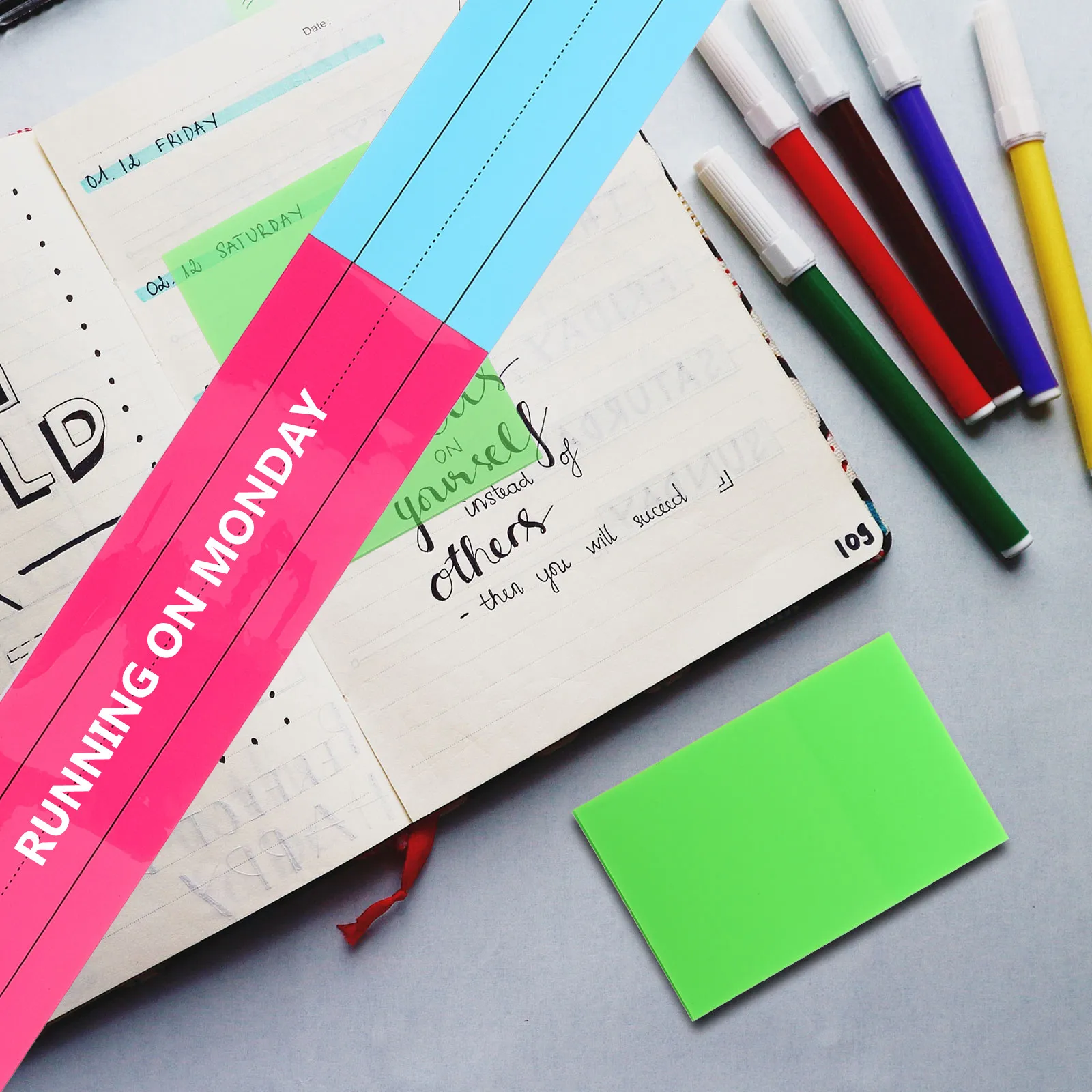 5Pcs Magnetic Sentence Strips Dry Erase Strips for Classroom Learning Teaching Supplies Teacher Tools for Writing Spelling