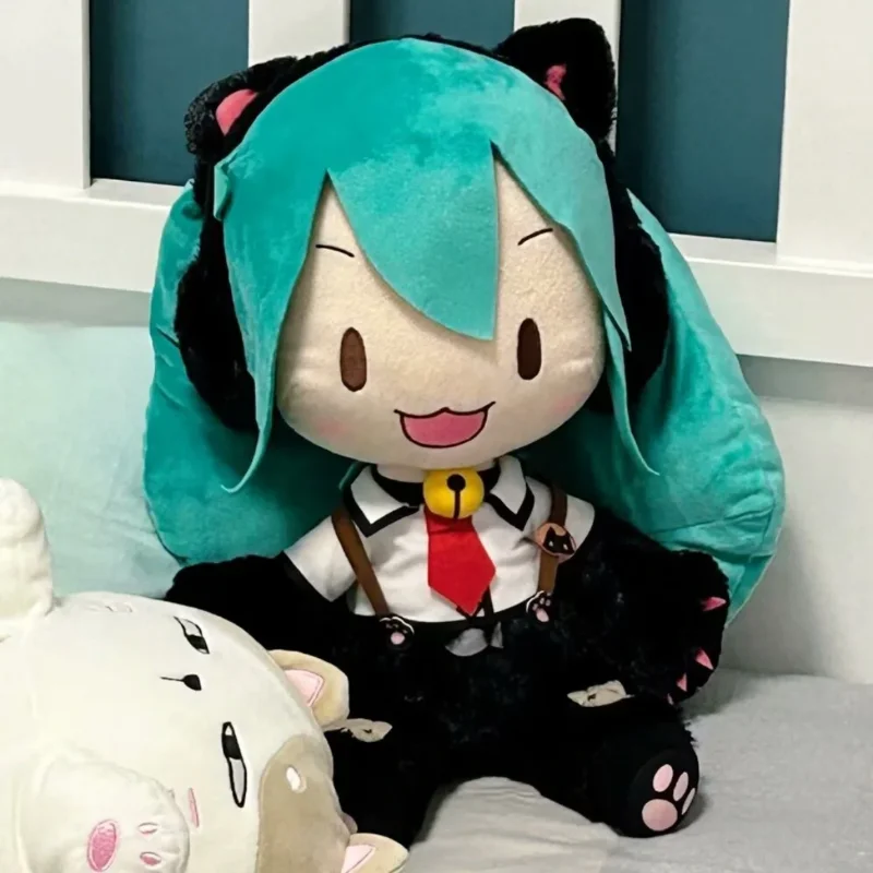 

Adorable Hatsune Miku Plush Fluffy Anime Stuffed Doll Kitty Collection Miku Cuddly Figure for Collectors & Gift Giving