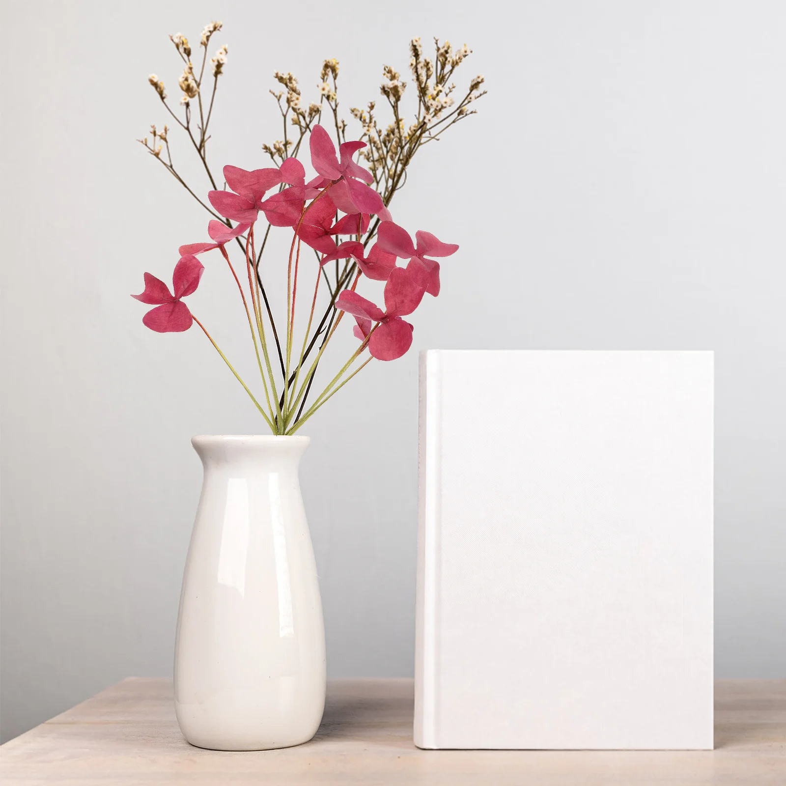 

Artificial Shamrock Plant Fake For St Patrick'S Day Decor Home Office Wedding Potted Spring Flower Bush