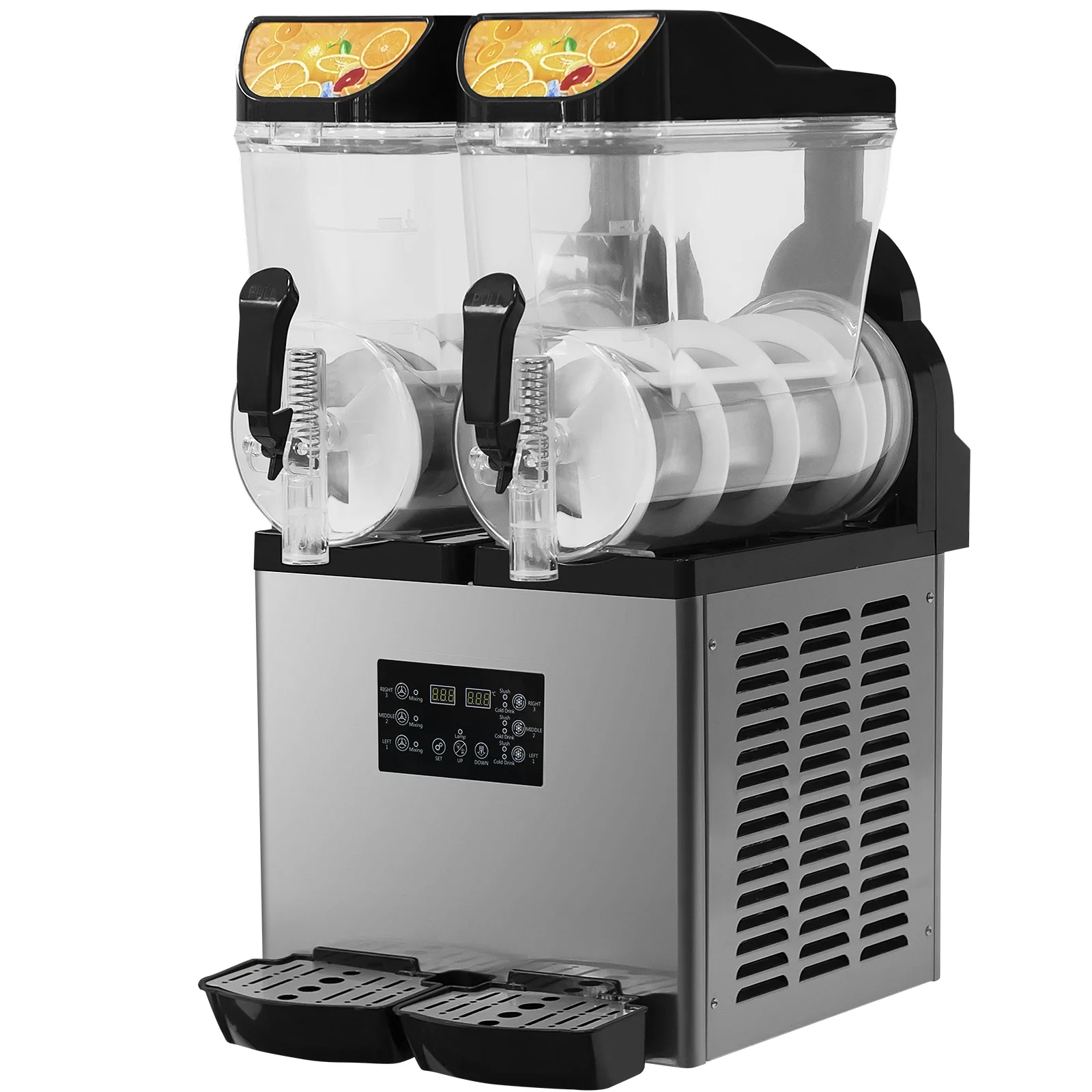 

Commercial Factory Price 15l*2 Drink Slush Machine Control Snow Melting Machine