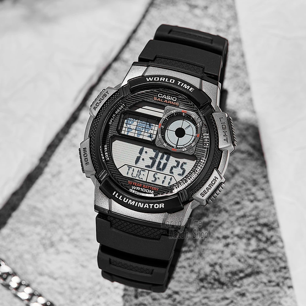 Casio watch for men top brand luxury set LED digital Waterproof watch Sport military relogio masculino AE-1000W-1B