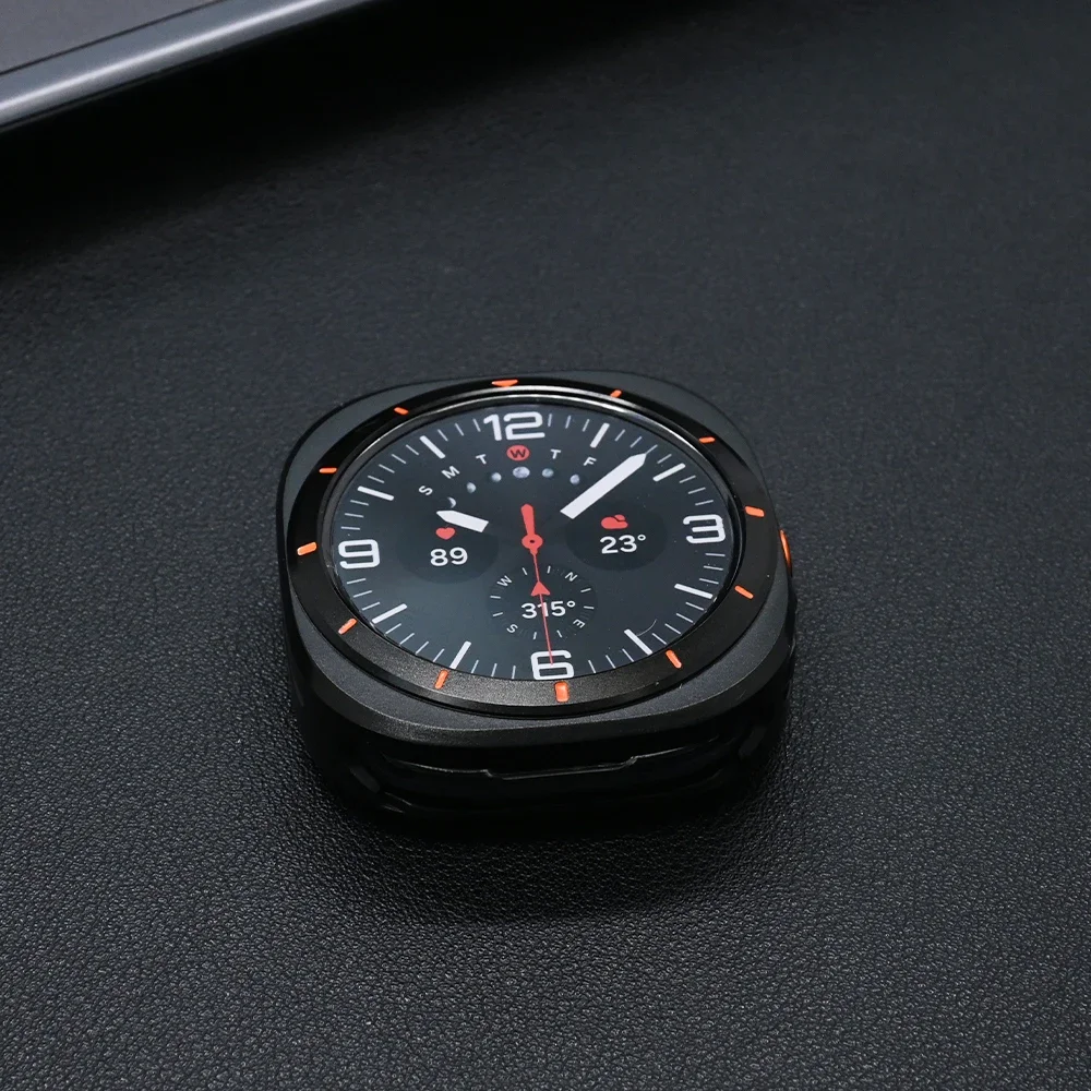 Men Protective Case for Samsung Galaxy Watch Ultra 47mm Aluminium Alloy Cover for SAMSUNG ULTRA 7 Screen Protector Accessories