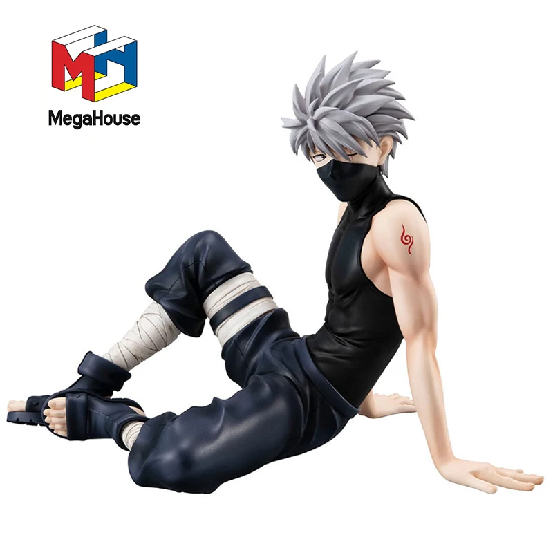 

Original MegaHouse MH GEM Naruto Shippuuden Hatake Kakashi Tenohira Teacher 9Cm Anime Figure PVC Model Collectible Toys