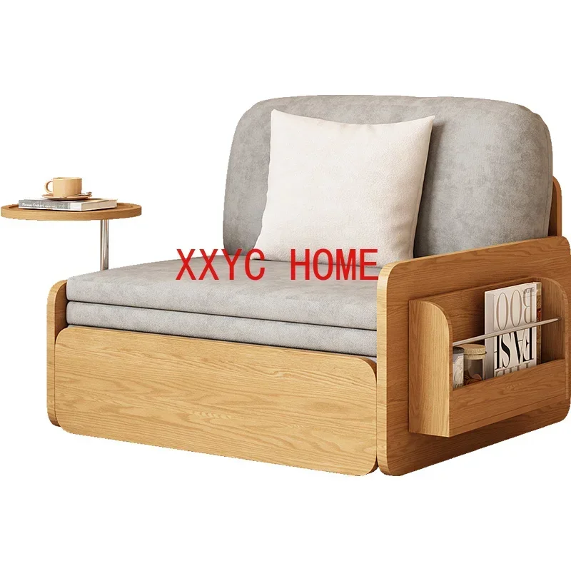 

Sofa Foldable Dual-Purpose Living Room Bedroom Dual-Use Small Apartment Telescopic Bed Fabric