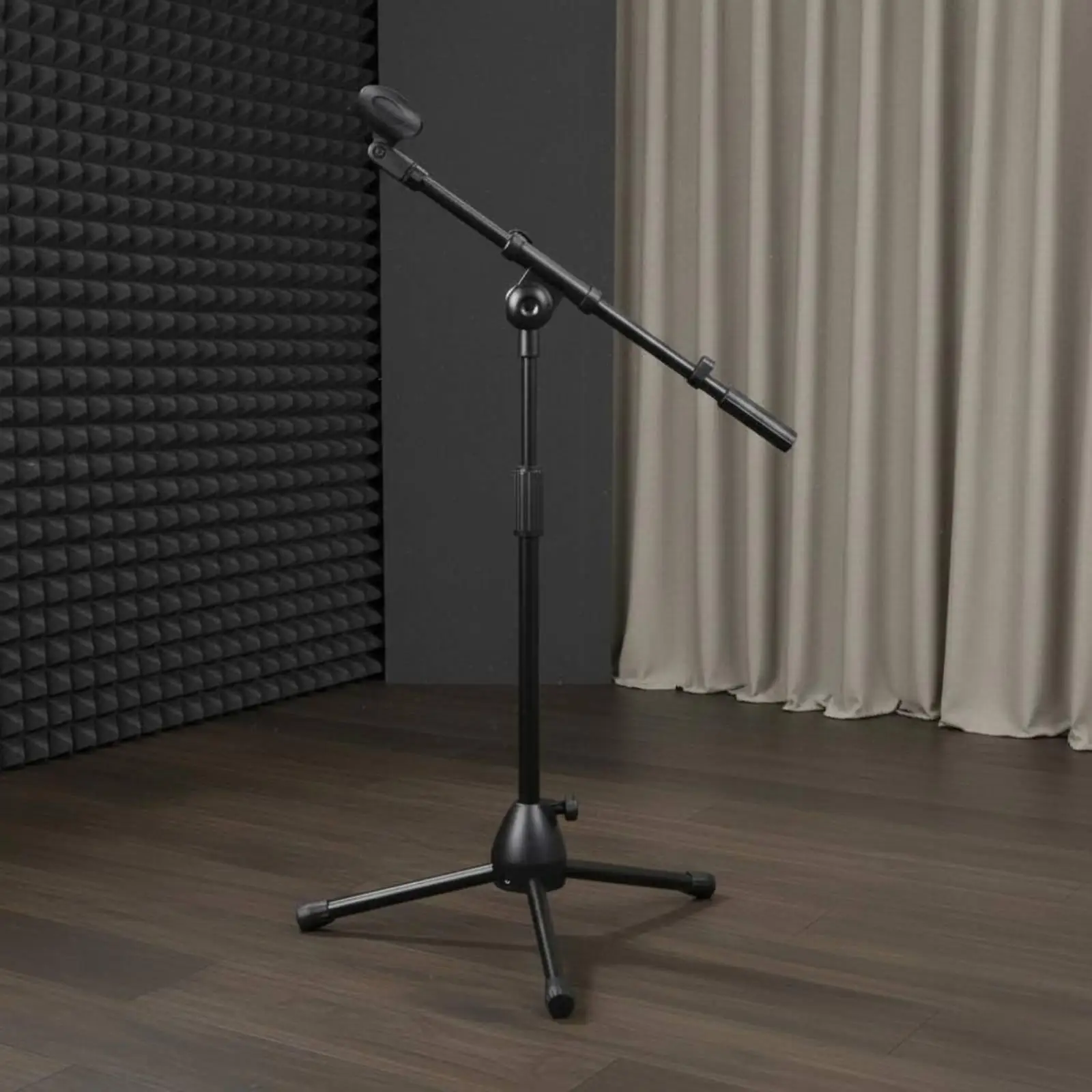 Tripod Audio Capture Device Holder Stand Sturdy Metal Instrument Mic Stand