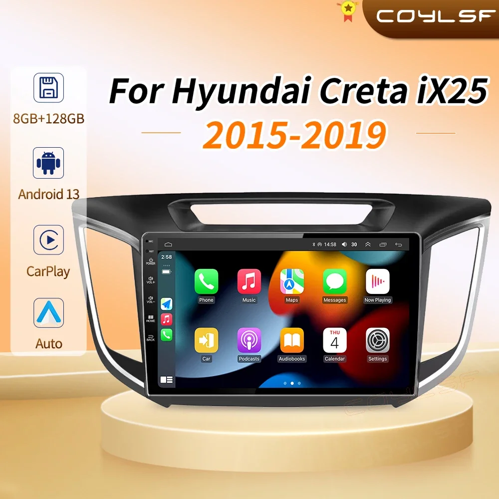 

for Hyundai Creta IX25 2015 2016 2017 2018 2019 Multimedia Video Player Navigation 2din Head Unit