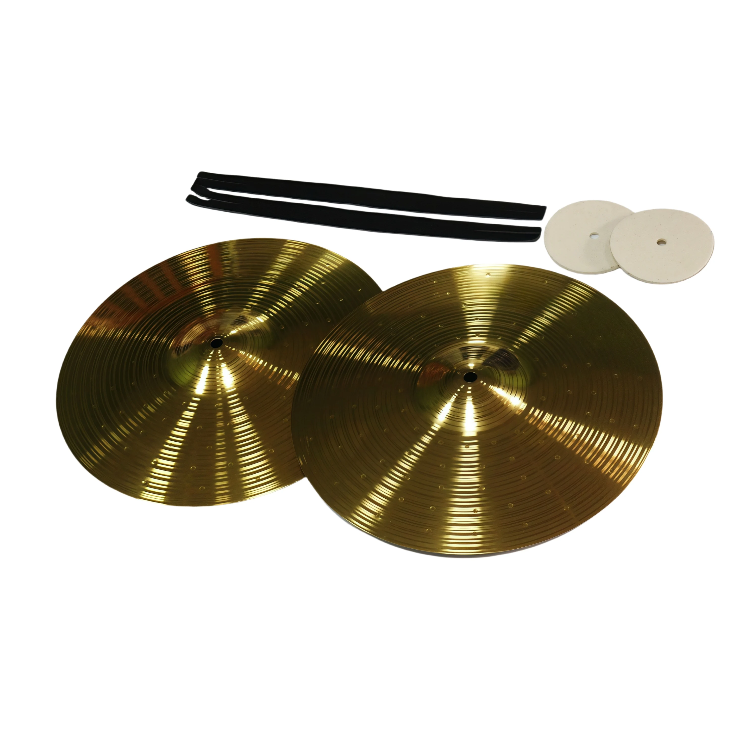 

Factory Wholesale Alloy Copper Marching Pairs Cymbals Various Sizes Musical Instrument Accessories