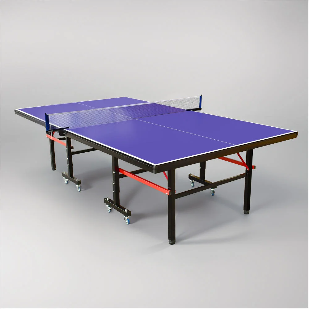 2027 Professional Standard Foldable Sport Table Tennis Table Indoor Movable 8-Wheel Eco-Friendly Durable Waterproof