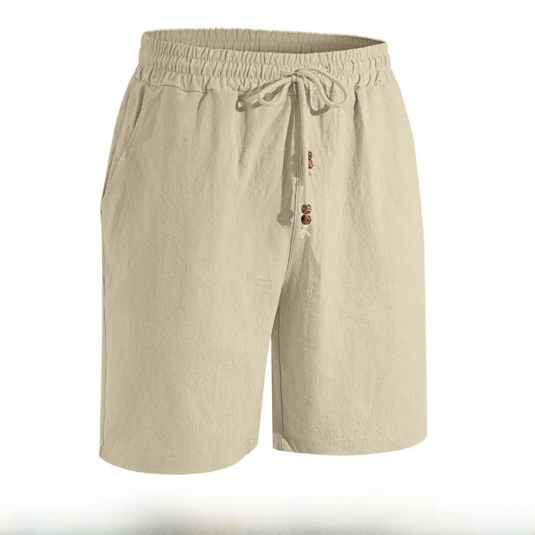 

Мужские летние спортивные шорты с эффектом охлаждения, быстросохнущие, свободного кроя, тонкие, повседневные, легкие, из полиэфирного волокна, спортивные шорты до колена