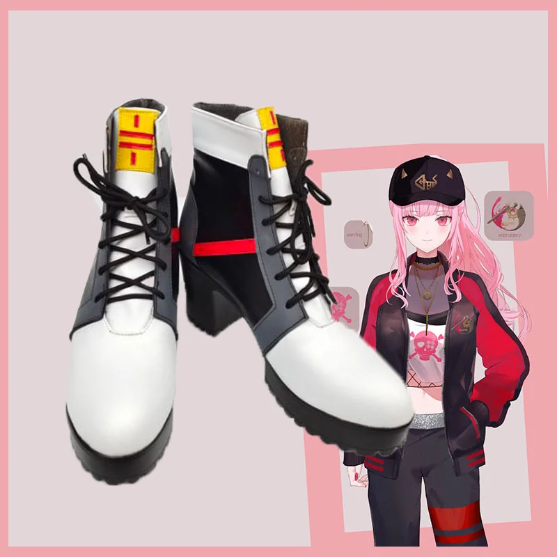 VTuber Hololive Mori Calliope Cosplay Shoes Mori-sama Calli YouTuber Hololive Vtuber Mori Calliope Halloween Boots