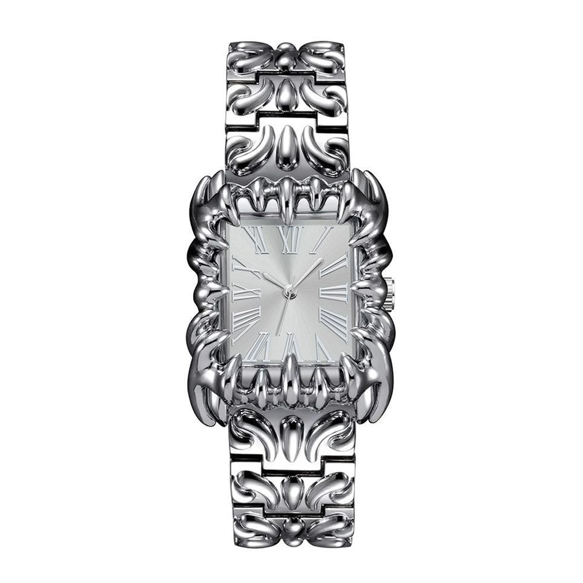 Women's Hot Claw Y2K European Trendy High Fashion Quartz Watch Irregular Alloy Strap Pin Buckle Waterproof