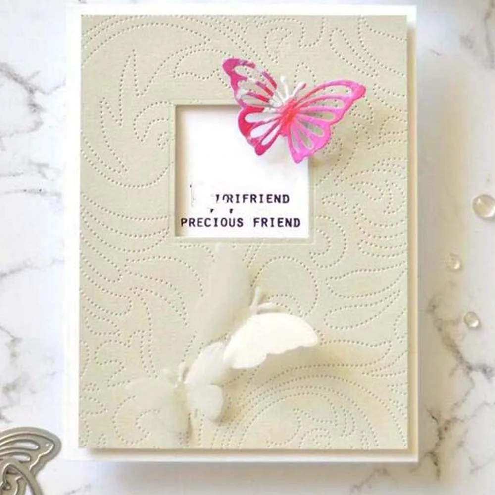Butterfly Metal Cutting Dies Stencils For DIY Scrapbooking Decorative Embossing Handcraft Die Template